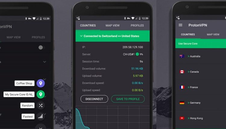 تطبيق ProtonVPN لتصفح الانترنت دون قيود