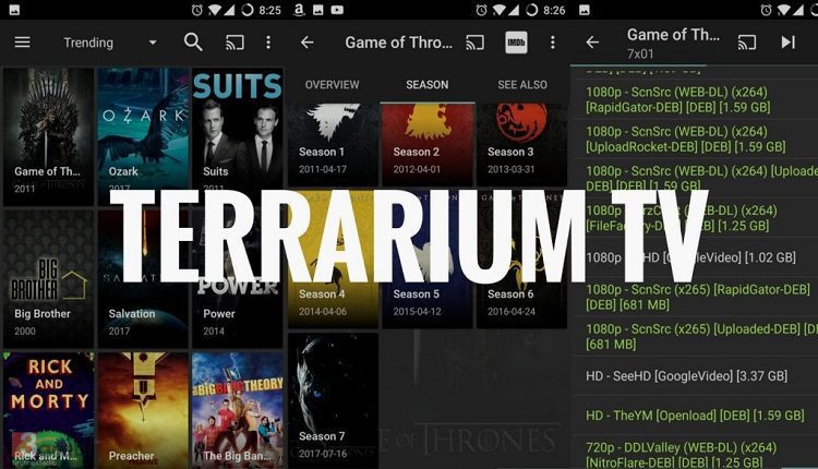 احدث اصدار لتطبيق TERRARIUM TV افضل تطبيق لمشاهدة احدث الافلام و المسلسلات