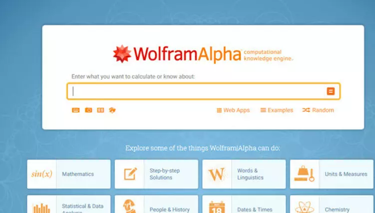  WolframAlpha