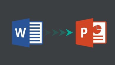 طريقة نسخ جدول من Word إلى PowerPoint