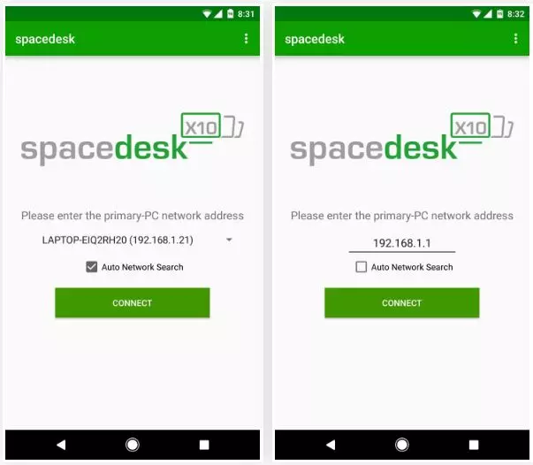 تطبيق spacedesk