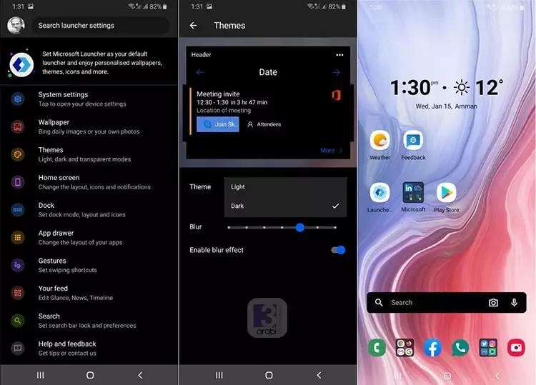  Microsoft Launcher Preview