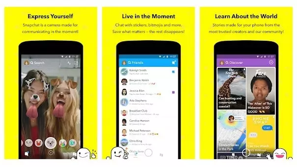تطبيق Snapchat