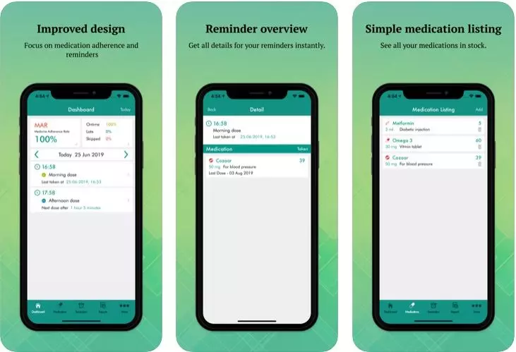 تطبيق Rxremind medication reminder