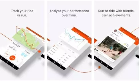 تطبيق Strava tracker