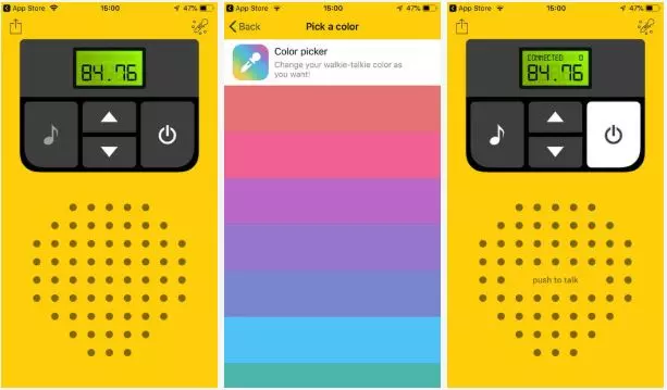 تطبيق Walkie-talkie