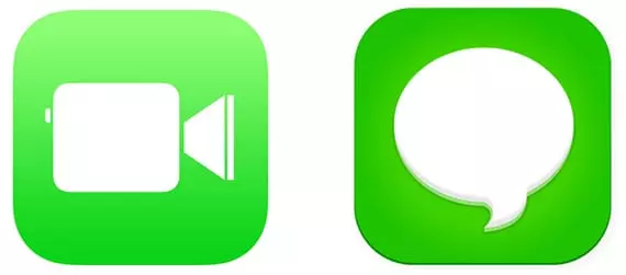 ميزة تطبيقي imessage وكذلك Facetime