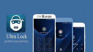 طريقة تعيين قفل للتطبيقات برمز متغير حسب نسبة الشحن تطبيق Ultra Lock