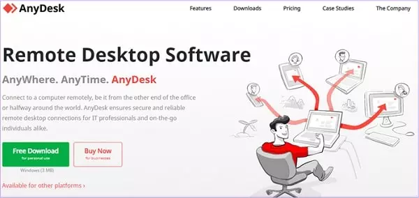 برنامج ANYDESK