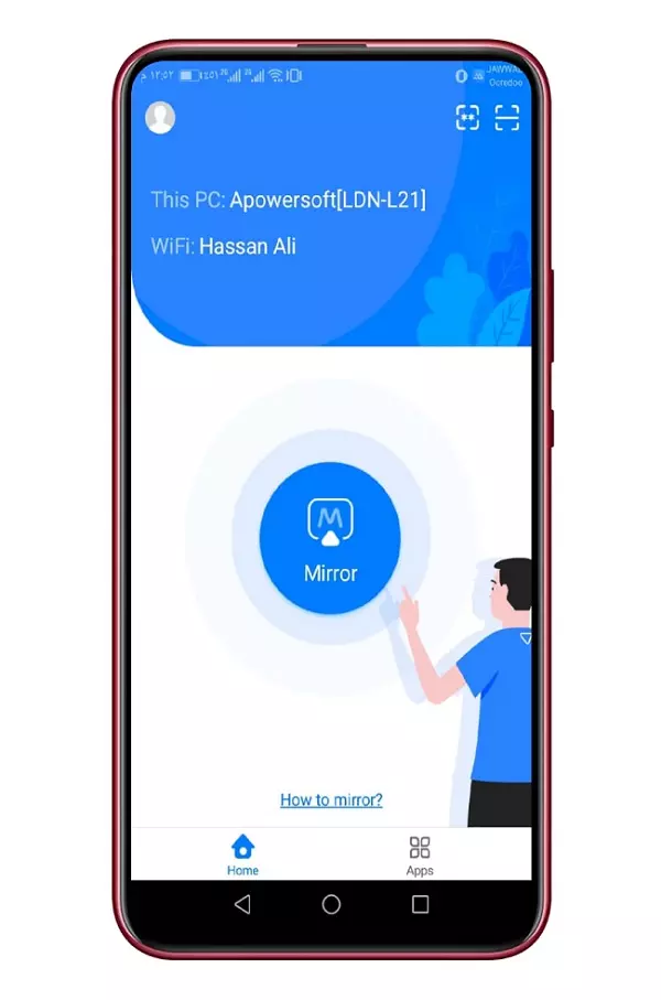 برنامج apowerMirror 2