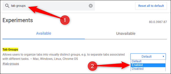 Tab Groups 2