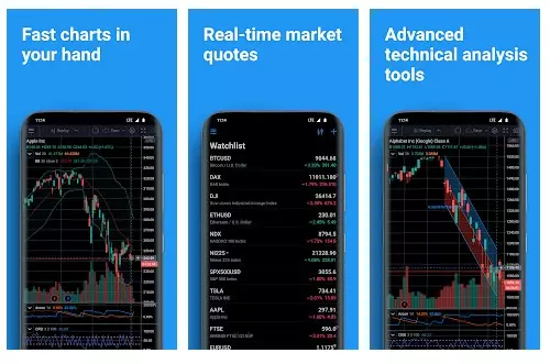 تطبيق TradingView