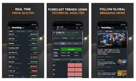 تطبيق Investing