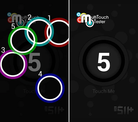 تطبيق MultiTouch Tester