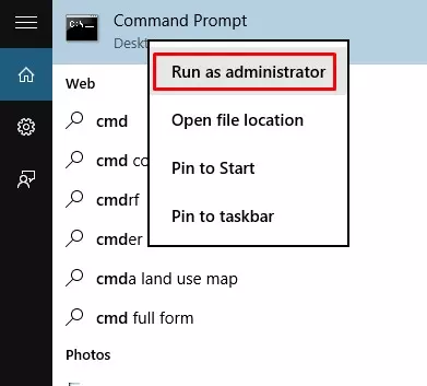 موجه الأوامر Command Prompt