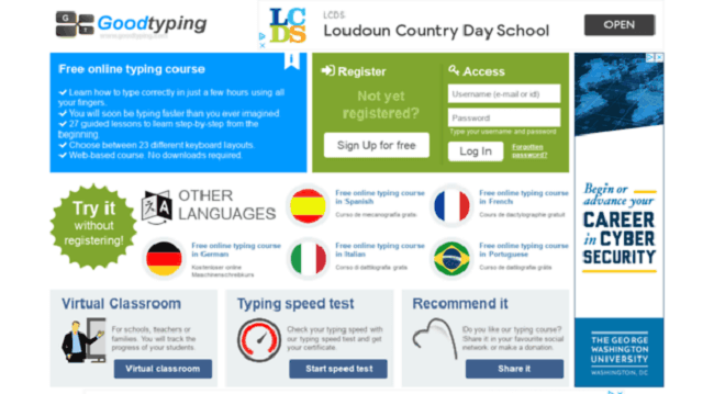 موقع Goodtyping