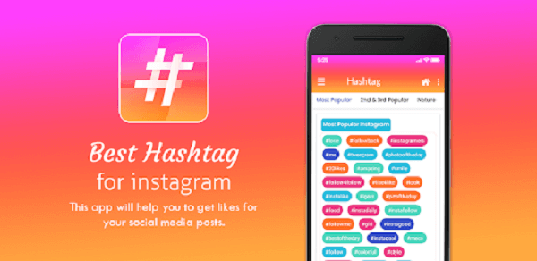 تطبيق Top tags for Instagram Likes