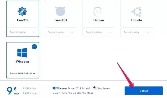 حاسوب خارجي VPS بسرعة انترنت 50MB 1