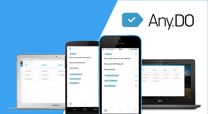 تطبيق ANY.DO تطبيقات إدارة المهام لهواتف الآيفون وأجهزة الماك