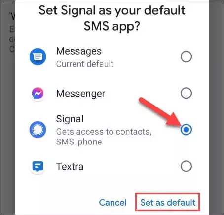 تطبيق Signal 5