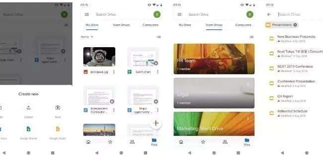 تطبيق Google Drive