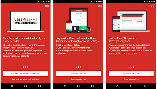 تطبيق LastPass Authenticator