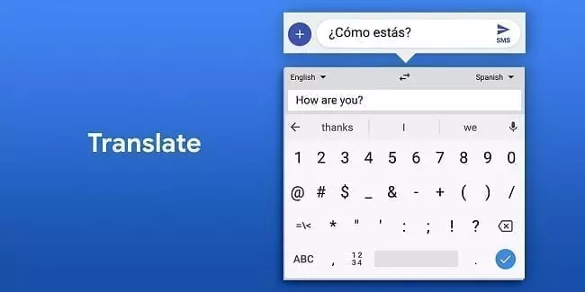 ميزة الترجمة الفورية في كيبورد جوجل Gboard 4