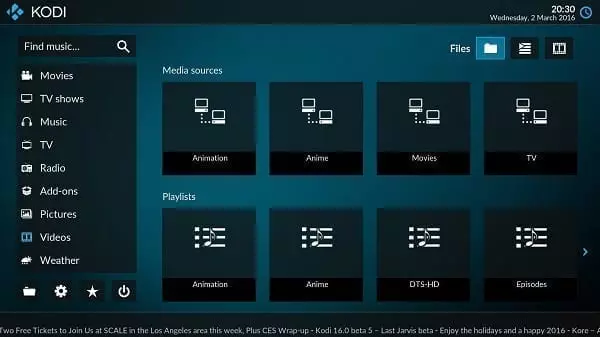 برنامج Kodi