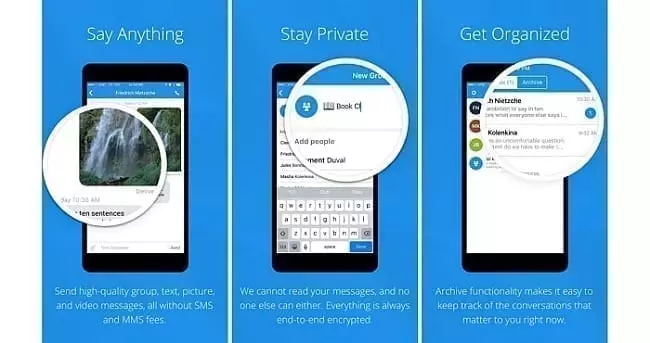 تطبيق Signal Private Messenger