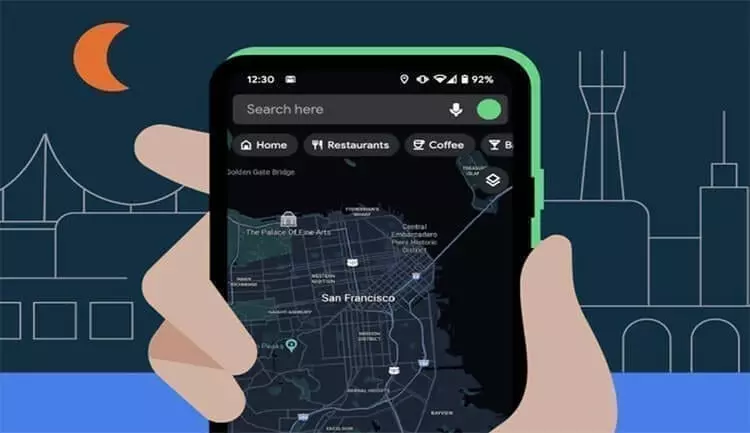 كيفية تفعيل الوضع الليلي في تطبيق خرائط جوجل في هواتف الأندرويد