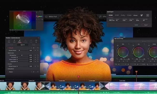 برنامج DaVinci Resolve