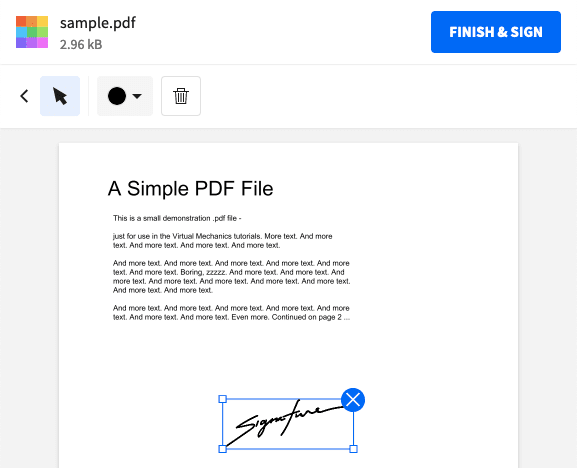 إضافة توقيع لملفات PDF 2