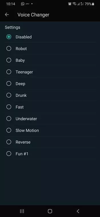 whatsapp voice changer
