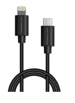 2 - كابل التحويل من USB Type-C إلى Lightning من powerology