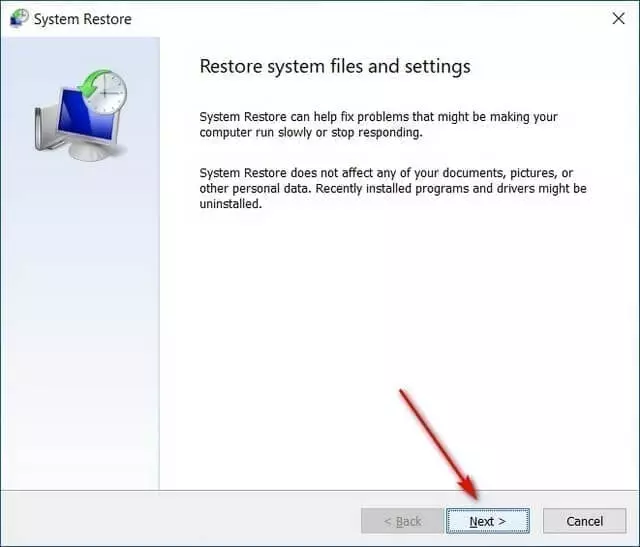 System Restore 4