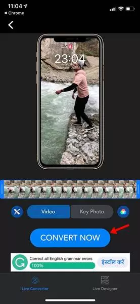 تطبيق VideoToLive 1