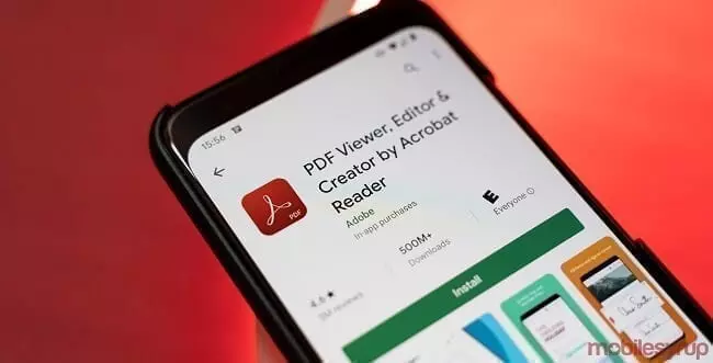 تطبيق Adobe Acrobat Reader