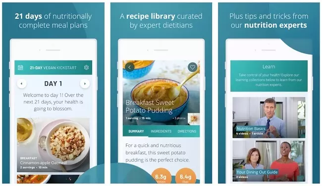 تطبيق 21 Day Vegan Kickstart