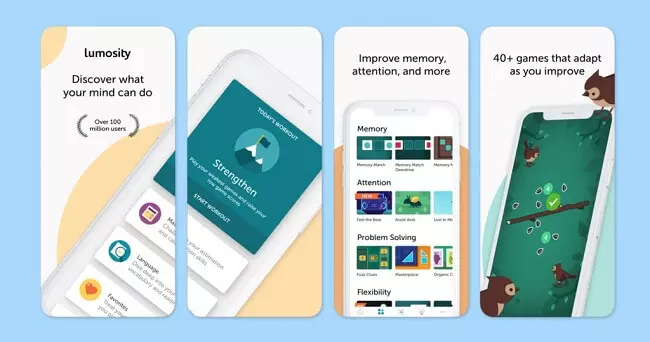 تطبيق Lumosity