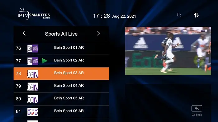 سيرفر IPTV مجاني من موقع 4xiptv 6