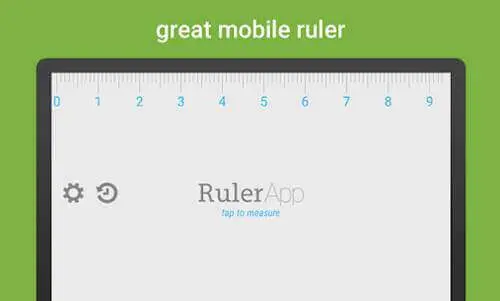 تطبيق Ruler تطبيقات القياس