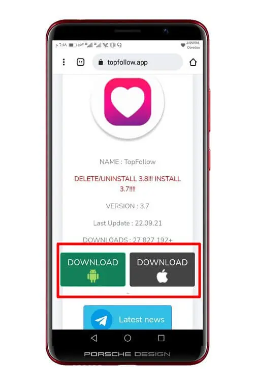 تطبيق TopFollow 1