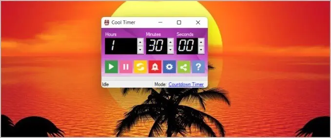 تطبيق cool timer