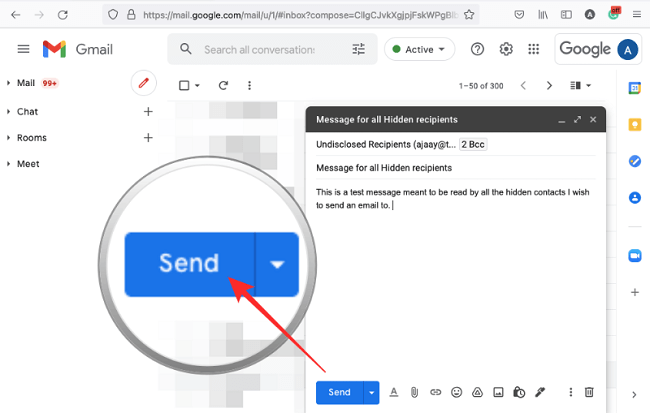 اخفاء عناوين المستلمين في Gmail 9