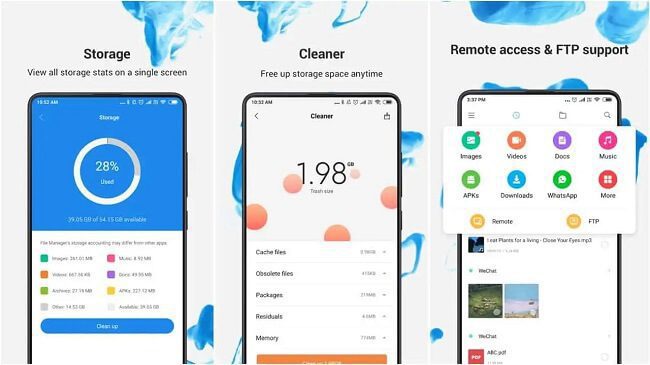 تطبيق Xiaomi File Manager