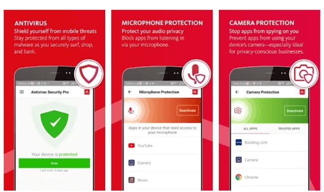 تطبيق Avira Antivirus Security