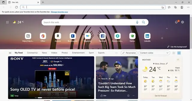 مدير كلمات المرور في متصفح Microsoft Edge