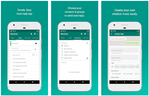 تطبيق WhatsAuto تطبيقات الرد التلقائي