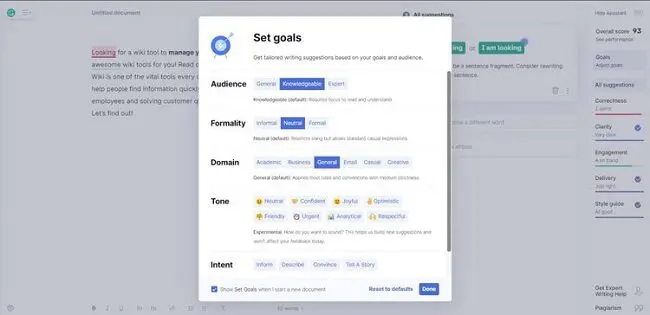 أداة Grammarly أدوات مهمة لصانعي المحتوى