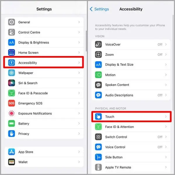 استخدام Assistive Touch